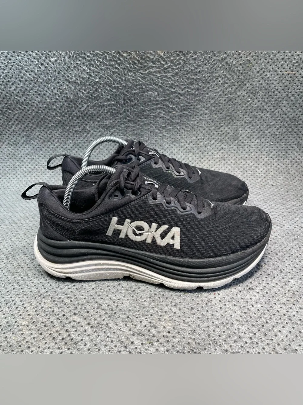 Hoka One One Gaviota 5 Black Running Shoes Size 9 Men’s